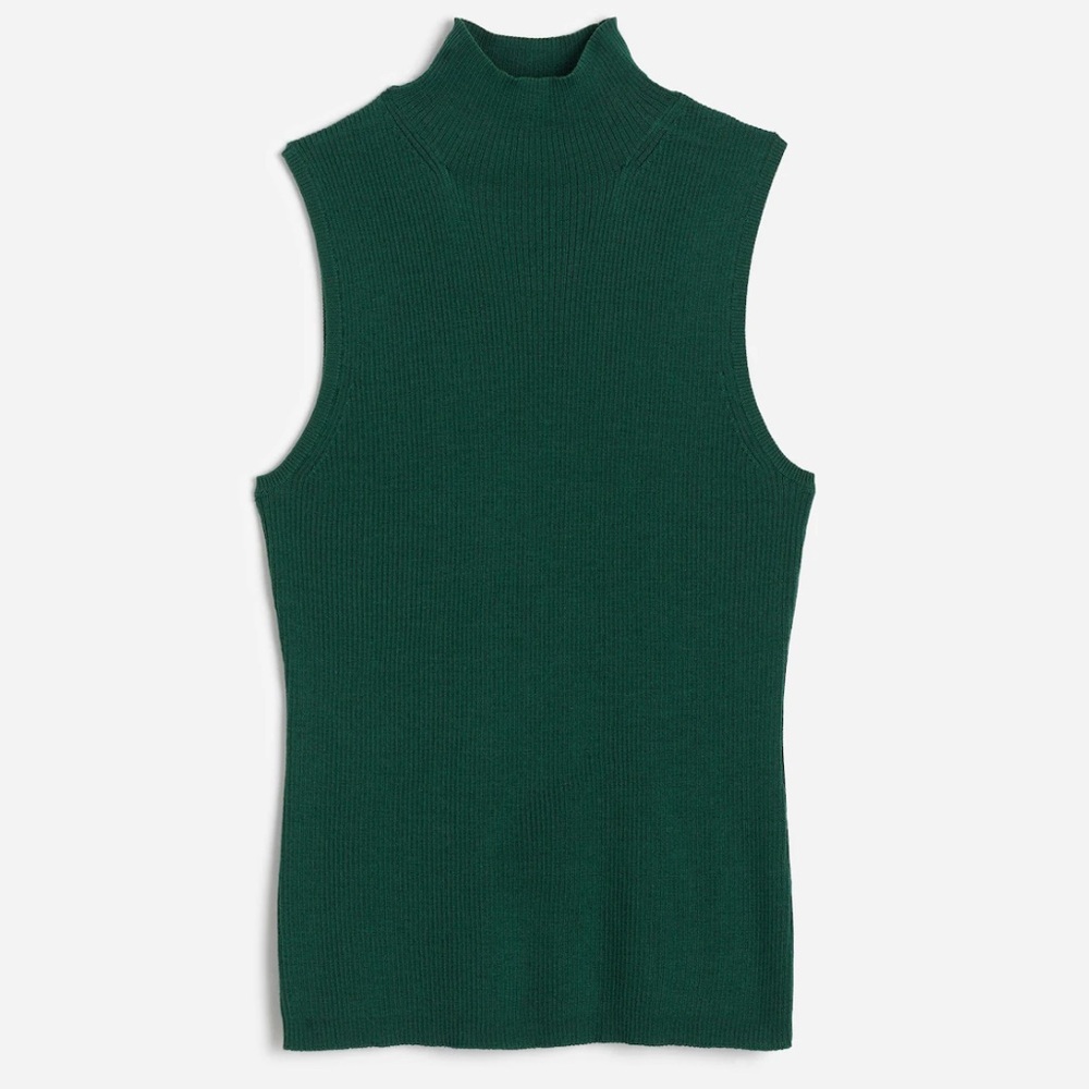 Merino Wool-Silk Sweater Tank